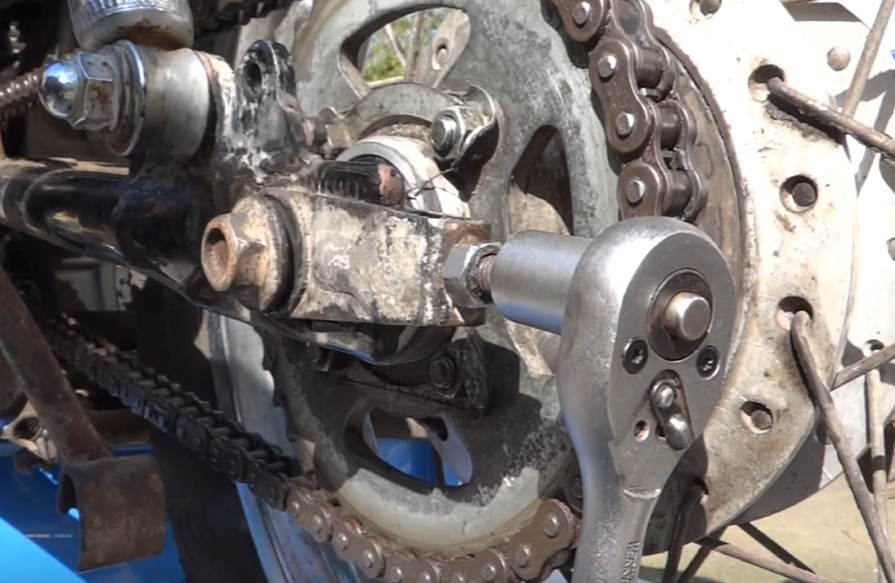 BPA-RACING Outil de réglage de chaîne de moto - Outil de réglage de